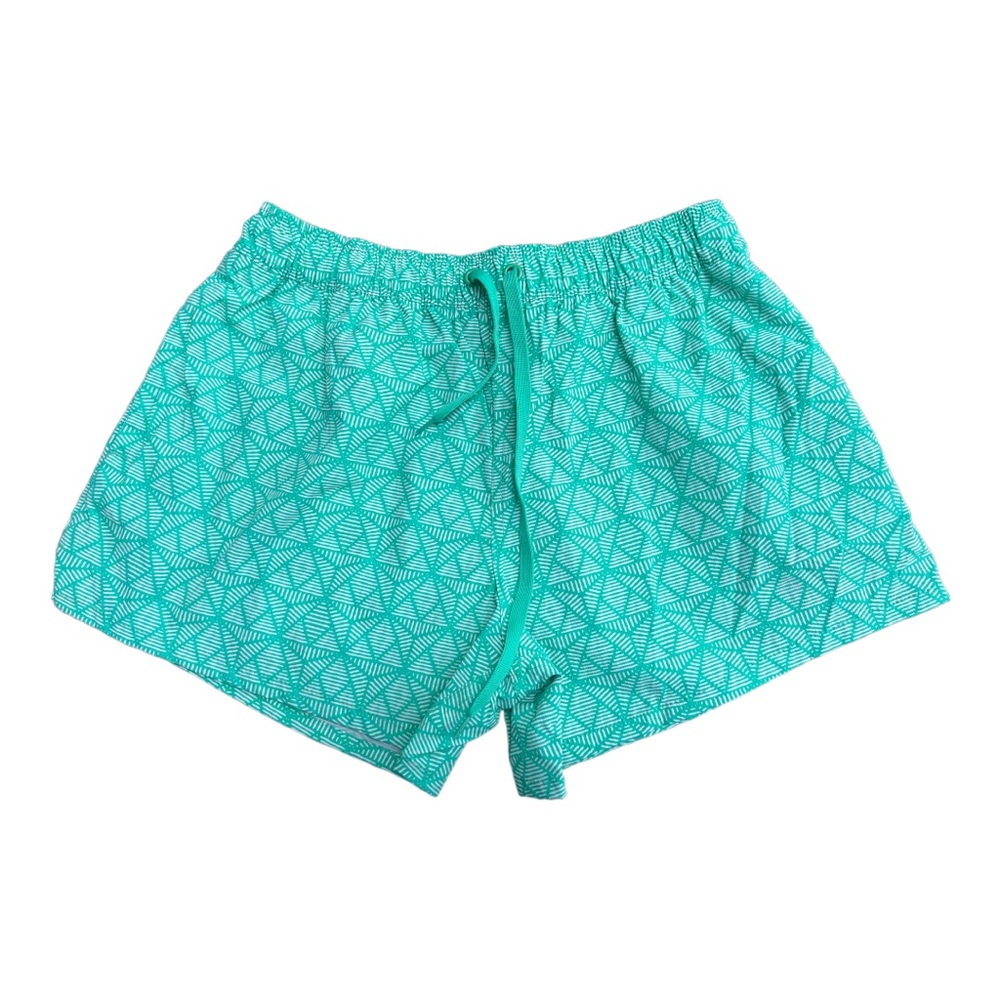 Lauren James woman shorts size medium green and white
